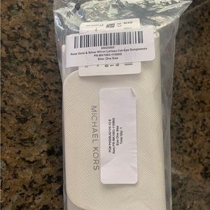 Michael Kors Brand New never worn rose gold mirrored sunglasses! Case included!